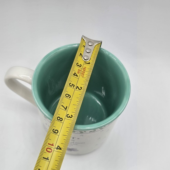 Vintage PAPEL FREELANCE Flower of the Month February Violet Coffee Mug - Picture 10 of 10